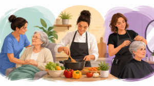 Empleos en cuidado de mayores, cocina y un curso de peluquería que necesita alumnado